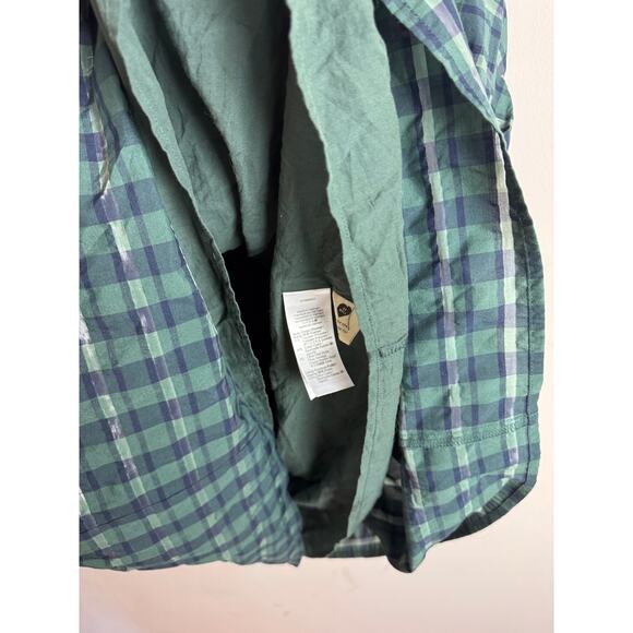 Madewell Green Plaid Mini Dress - Picture 7 of 11